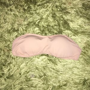 Nude Strapless Bra w/ Clear Back Strap