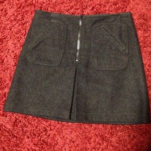 Gap wool and nylon mini skirt