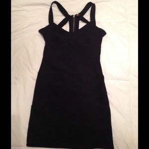 Black Body Fit Short Dress