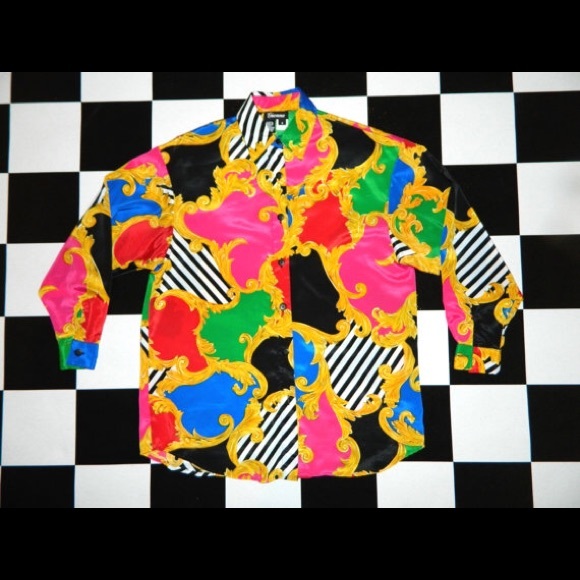 90's Vintage Baroque Blouse
