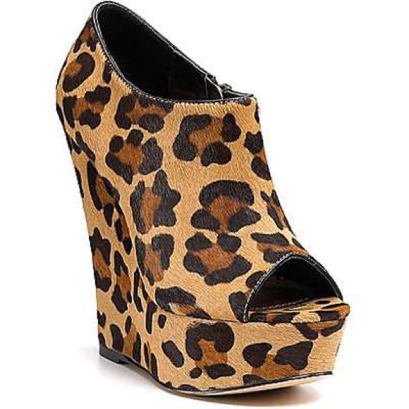 steve madden cheetah wedges