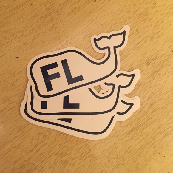 Vineyard Vines - stickers with whale logo Florida