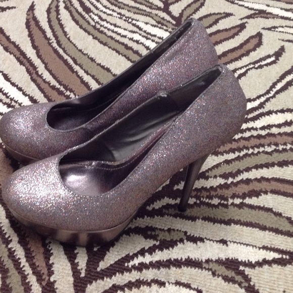 Glitter platform heels - Picture 4 of 4