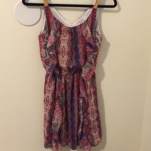 Pinky pink/purple ruffle dress