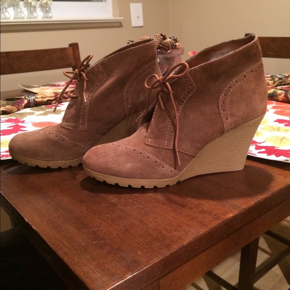 Never been worn MIA suede wedges