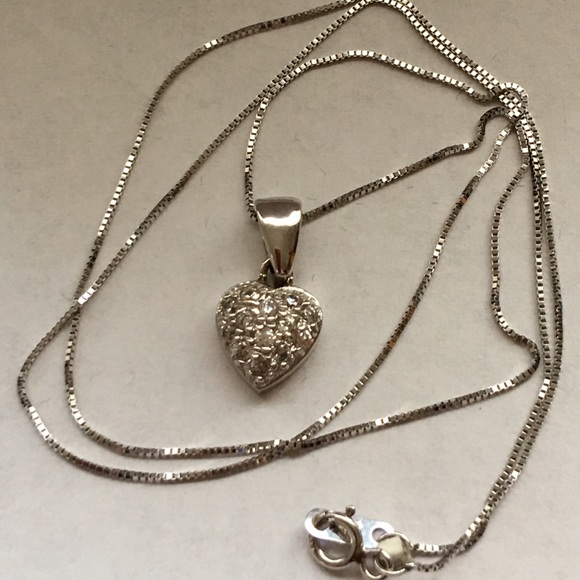 New with out tag 💎 diamond pendant& necklace - Picture 2 of 4