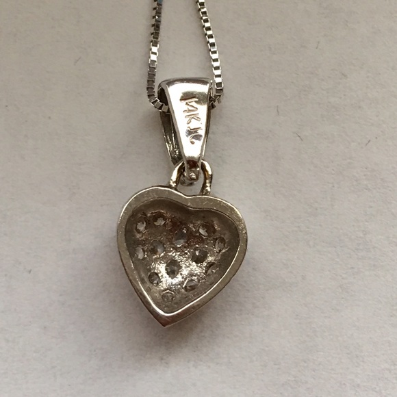 New with out tag 💎 diamond pendant& necklace - Picture 3 of 4