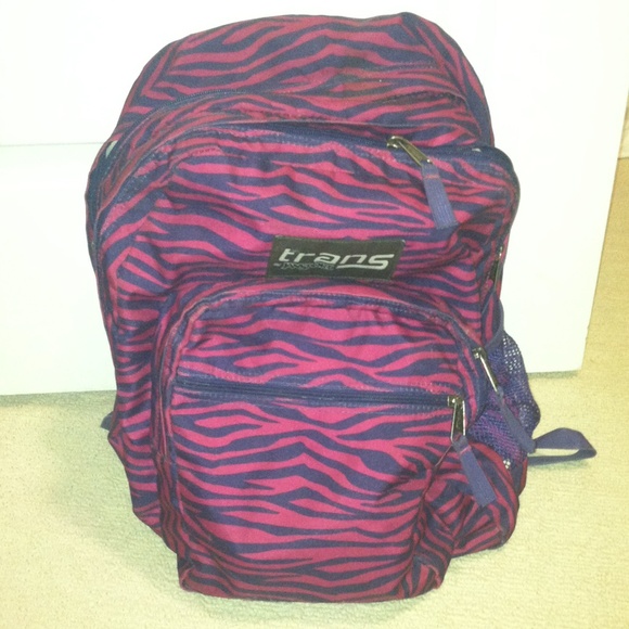 Zebra Print Backpack