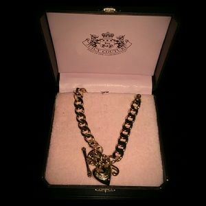 Juicy Couture Banner Heart Starter Necklace