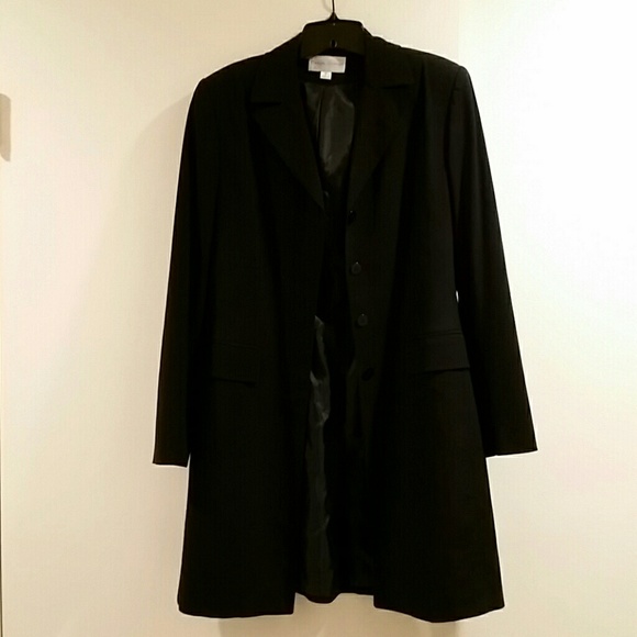 Long Black Suit Jacket