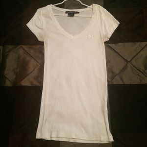 Ralph Lauren white tee❄️