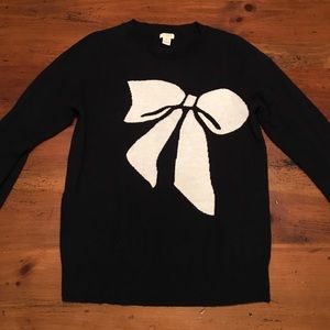 Navy Bow Jcrew Sweater