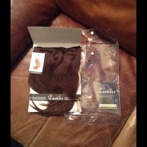 Human hair clip in extensions