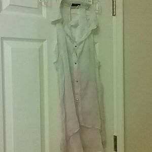 Monob sheer high low top