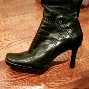 Nine West black high boots