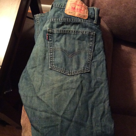 Men's Levis 514 slim straight cut jeans