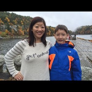 Anthropologie "J'et Adore" medium sweater