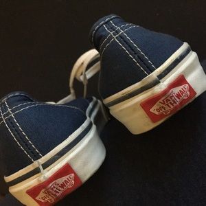 Blue vans like new