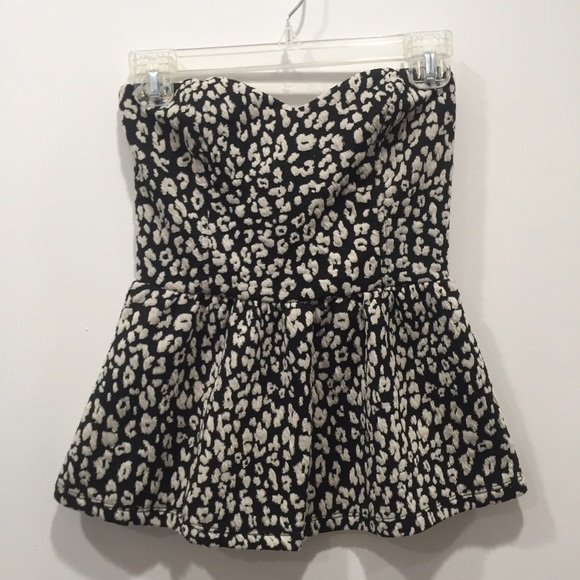 Material Girl Leopard halter top