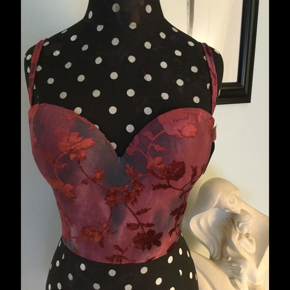 Felina Other - 🆕Listing❣Beautiful Velvet Burnout Bustier