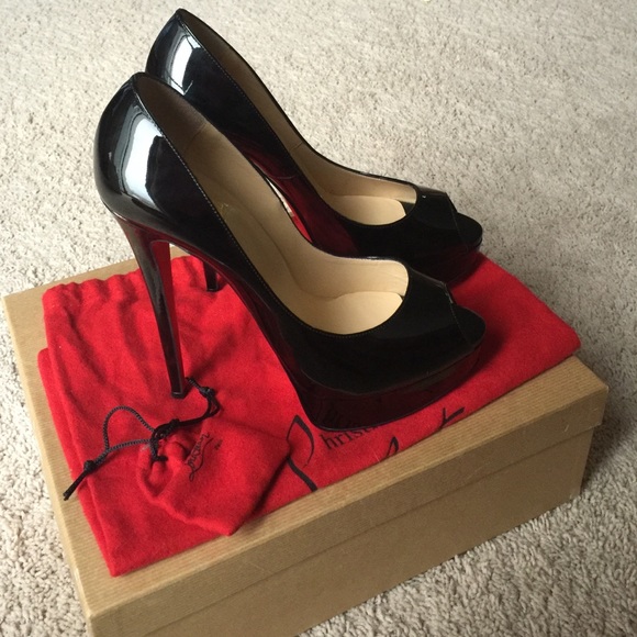 Christian Louboutin Lady Peep 150 Patent Heel
