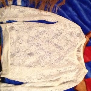 Size 7-9 M lace shirt.