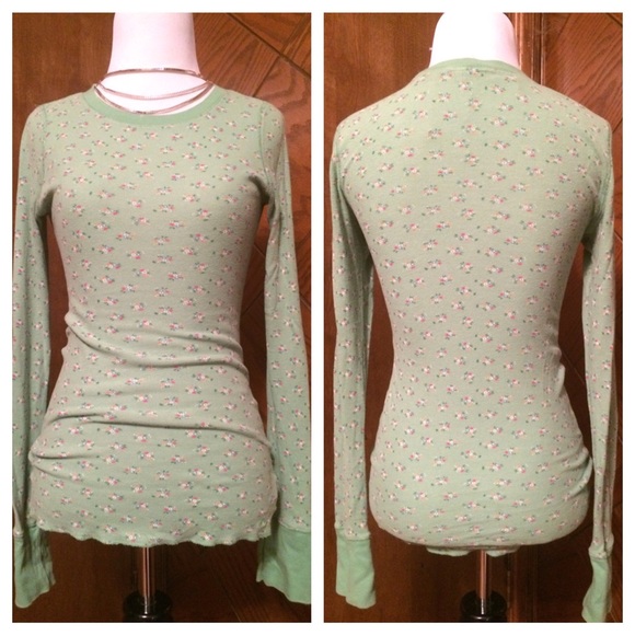 💚💐Green floral thermal💐💚