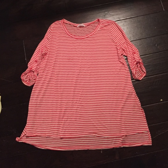 Pink Stripped Top