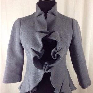 Tabitha grey wool coat