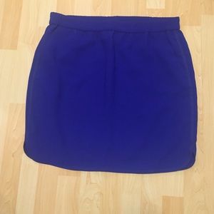 J. Crew Royal blue casual pencil skirt