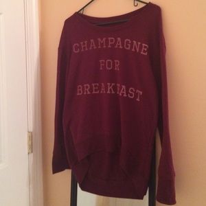 Champagne for Breakfast Sweatshirt