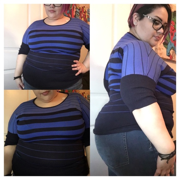 Blue/Black sweater