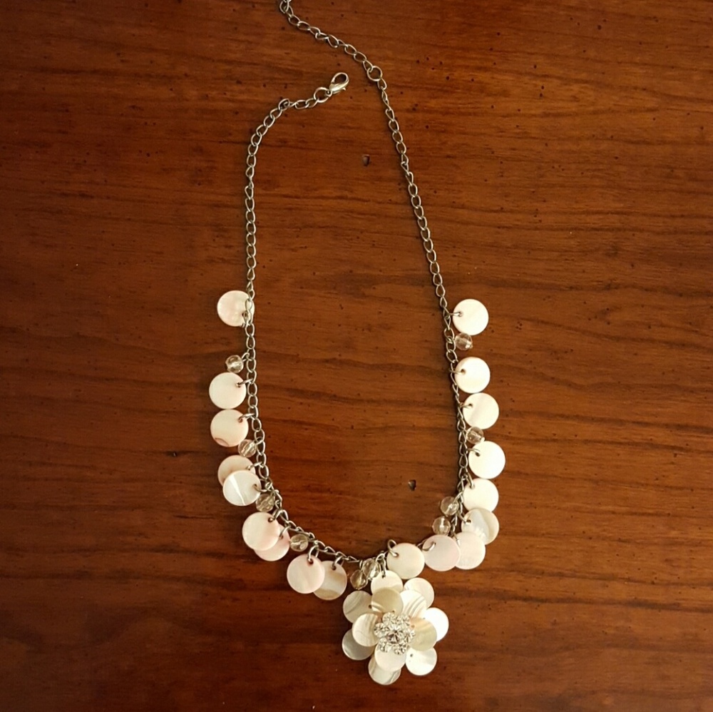 🔥🔥 Rhinestone pink necklace - Picture 2 of 2