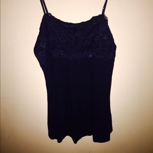 Forever 21 Navy Detailed Cami