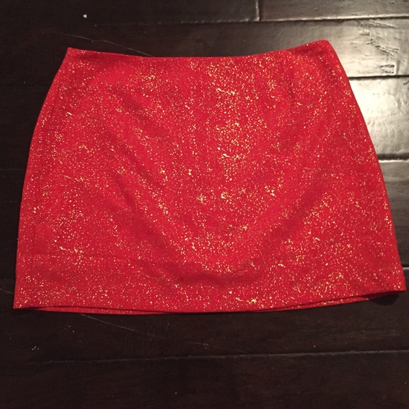 Red & Gold Skirt