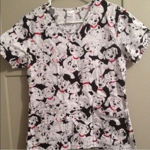 101 Dalmatian Scrub Top