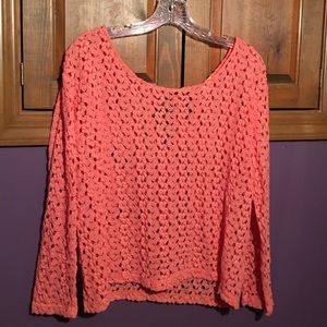 Coral Black Poppy Shirt