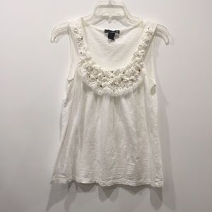 Willi Smith Ruffled Tank