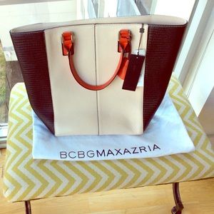 BCBG Leather Tote