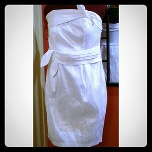 NWT White strapless dress