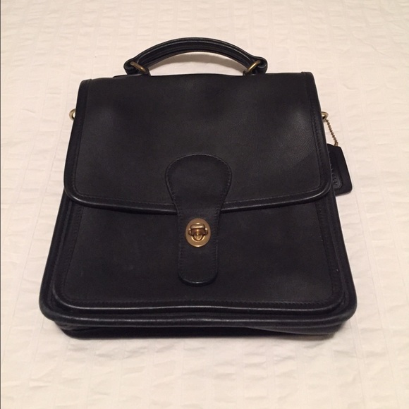 Coach Handbags - Coach black leather bag