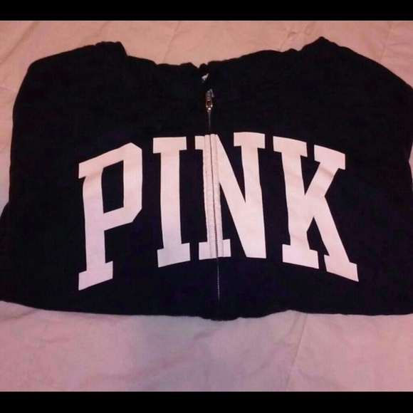 Victoria secret pink full-zip hoodie