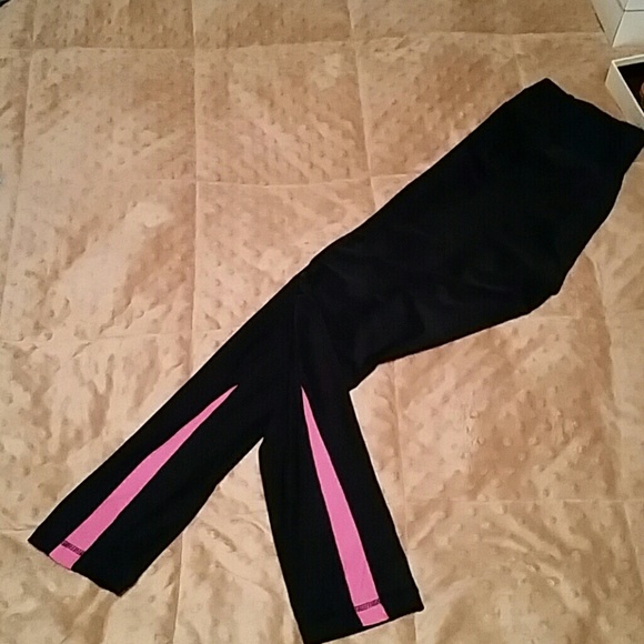 Black & Pink workout pants.