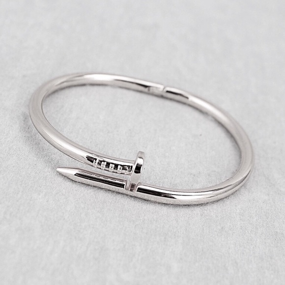 Nail Hinge Bangle Bracelet - Picture 2 of 4