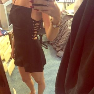 Urban Outfitters Romper w/ Lace Up Sides