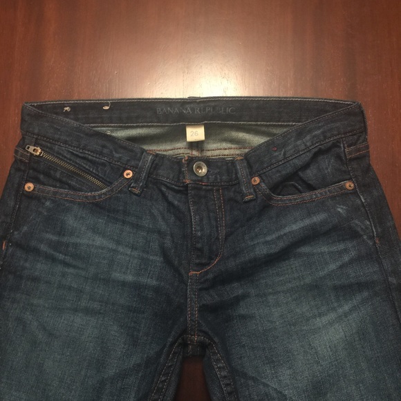 Banana Republic - Straight leg jeans. Worn once. - Picture 2 of 4