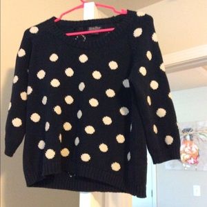 Navy blue and white Lucky Brand sweater