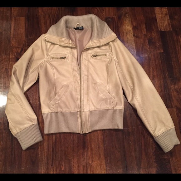 Vanity faux leather coat