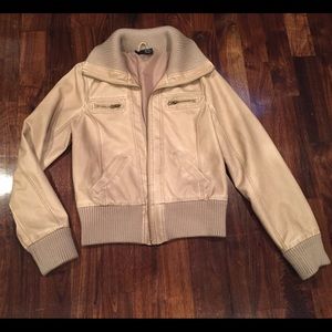 Vanity faux leather coat