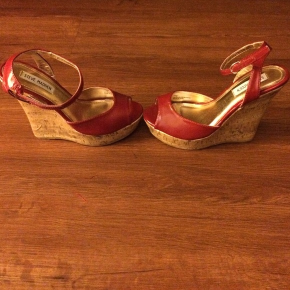 Steve Madden Shoes - Steve Madden cork wedge heels